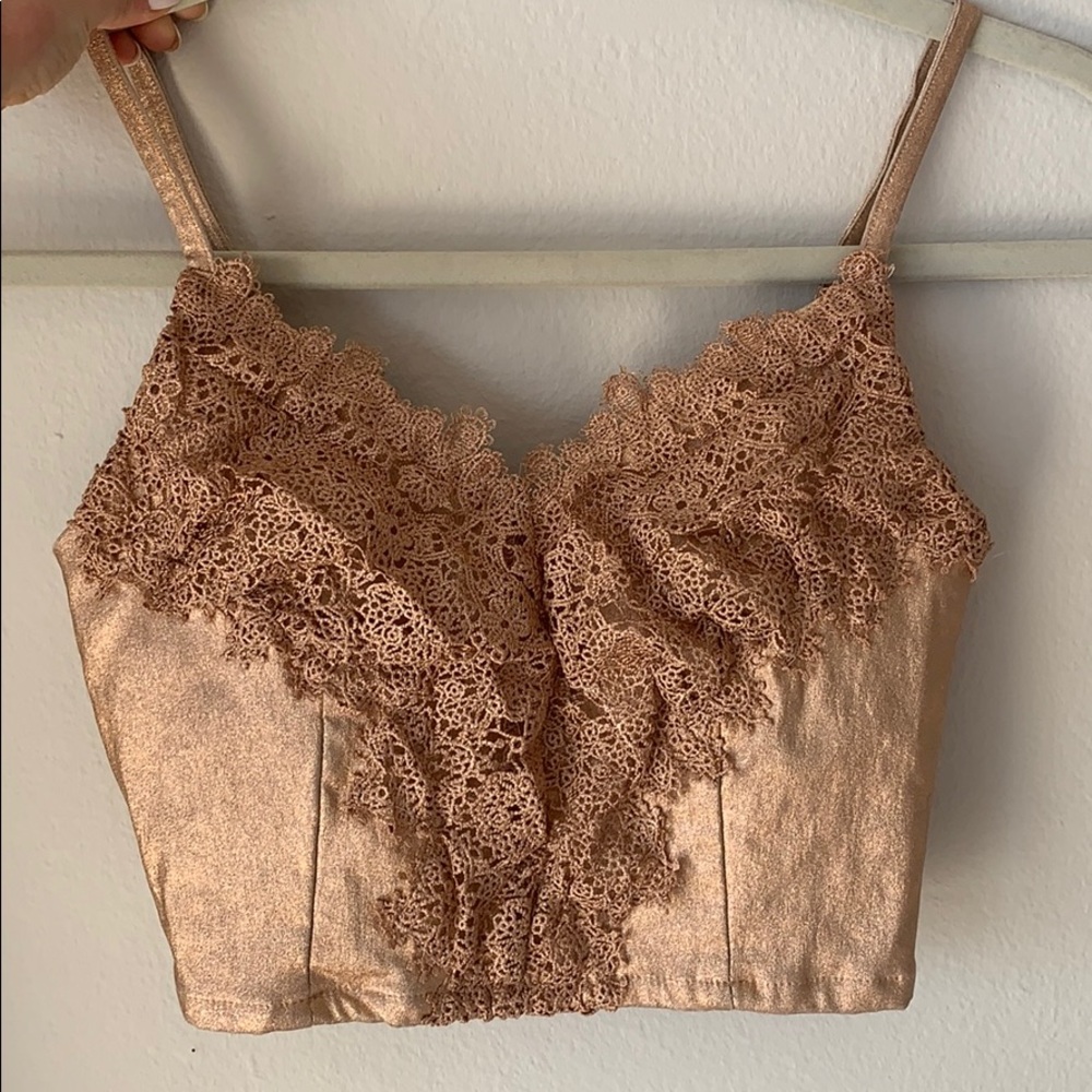 Evening crop top
